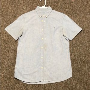 Allsaints Short Sleeve Button Down Shirt